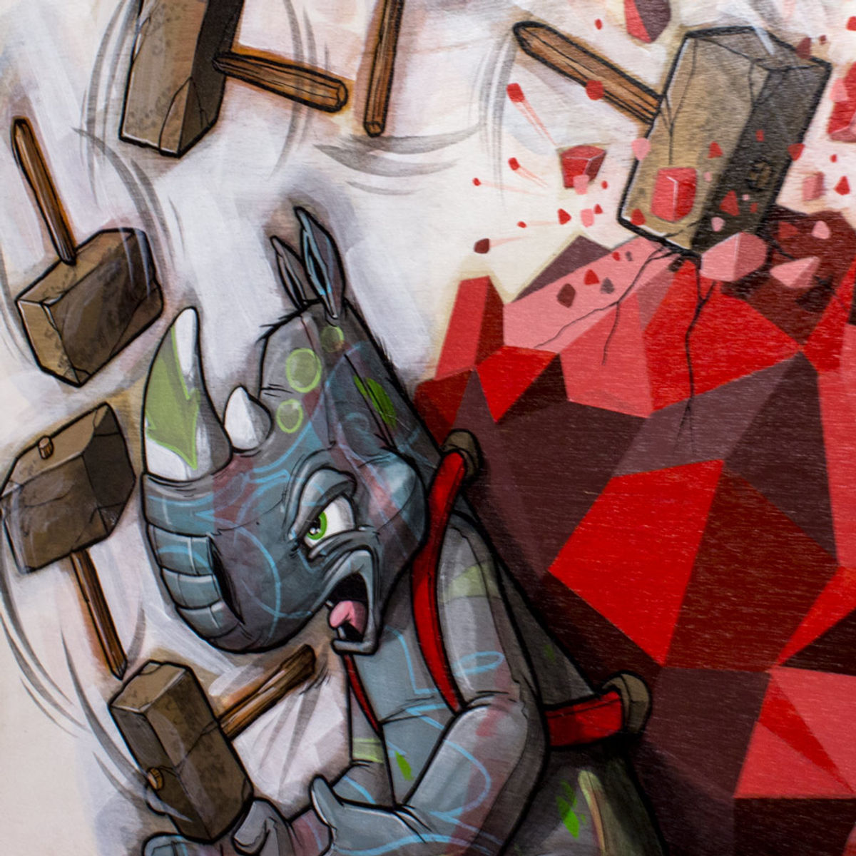 Out Of The Abundance Of The Heart, The Mouth Speaks - Original Artwork