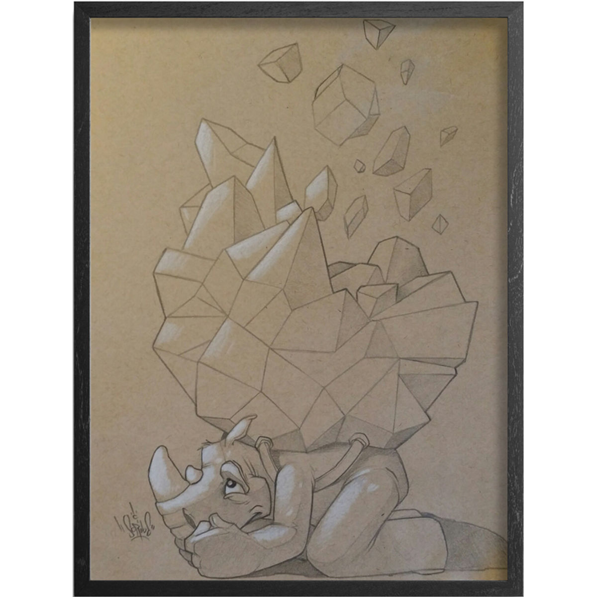 Out Of The Abundance Of The Heart, The Mouth Speaks - Sketch 1