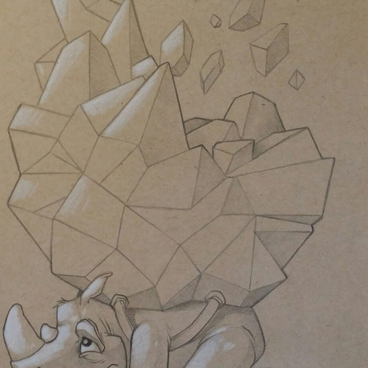 Out Of The Abundance Of The Heart, The Mouth Speaks - Sketch 1