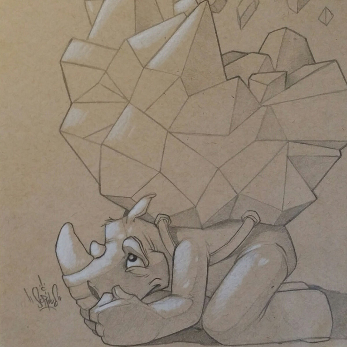 Out Of The Abundance Of The Heart, The Mouth Speaks - Sketch 1