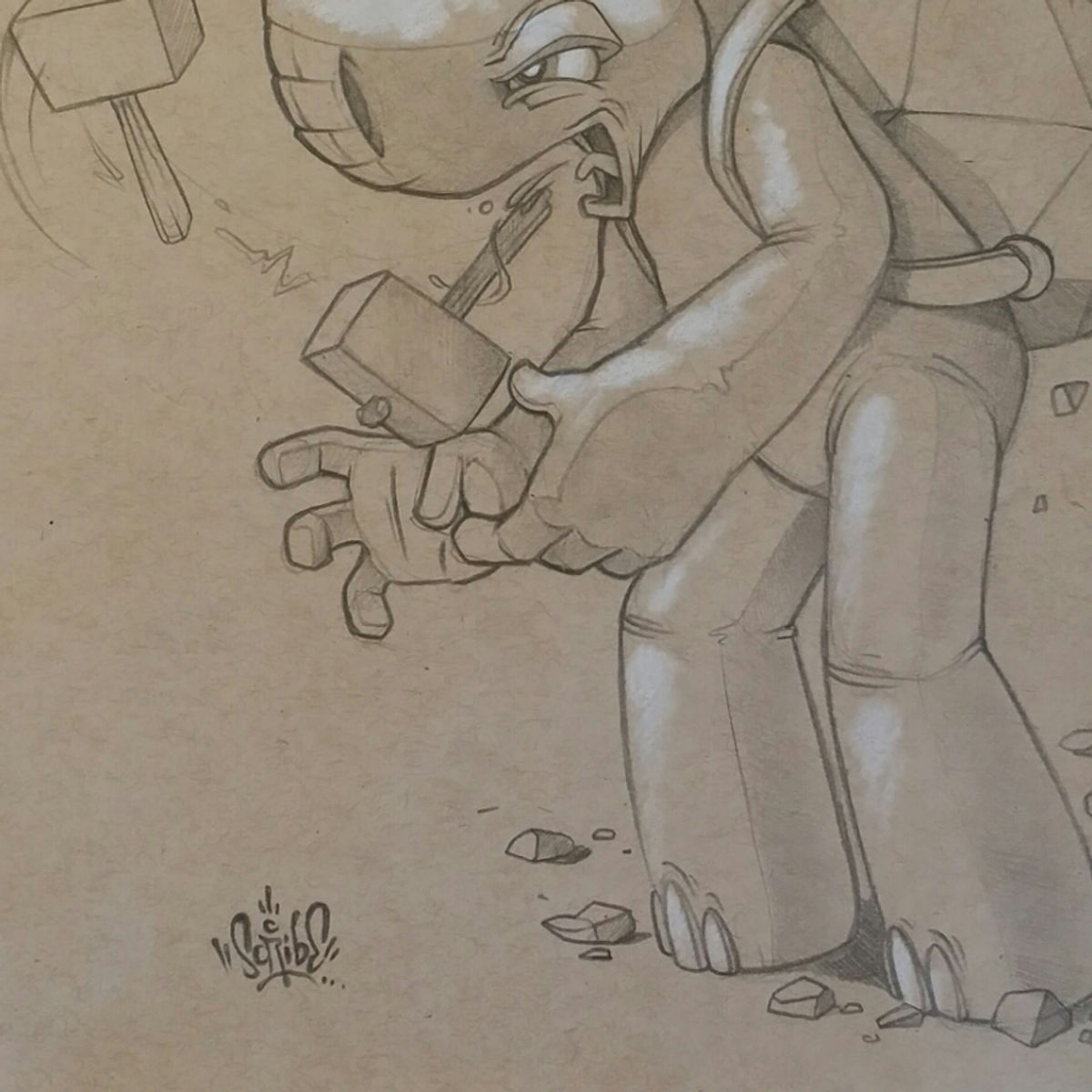 Out Of The Abundance Of The Heart, The Mouth Speaks - Sketch 3