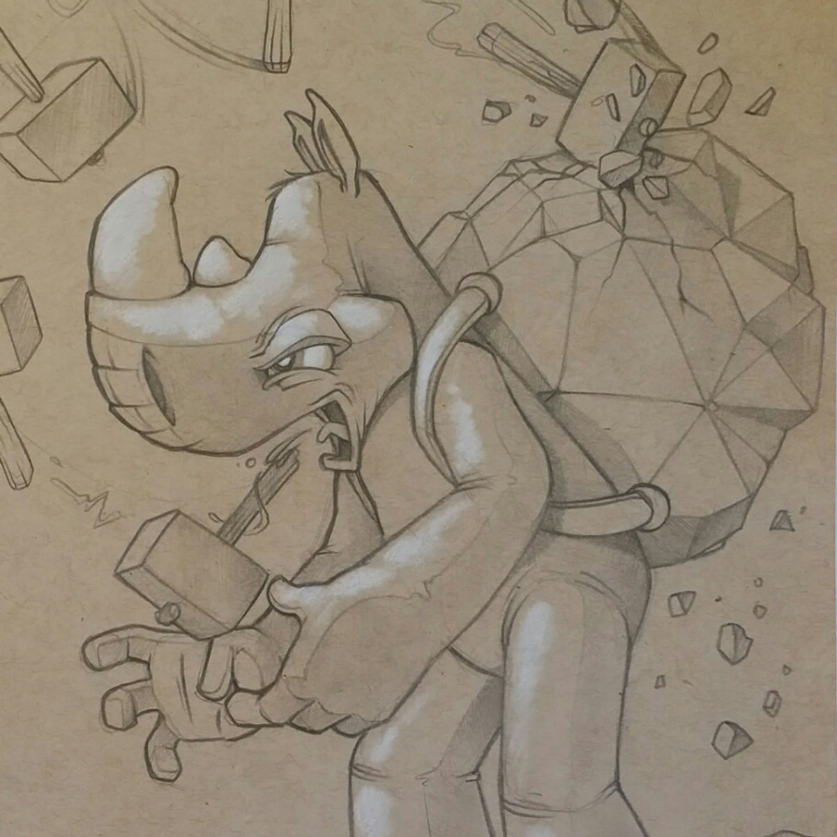 Out Of The Abundance Of The Heart, The Mouth Speaks - Sketch 3