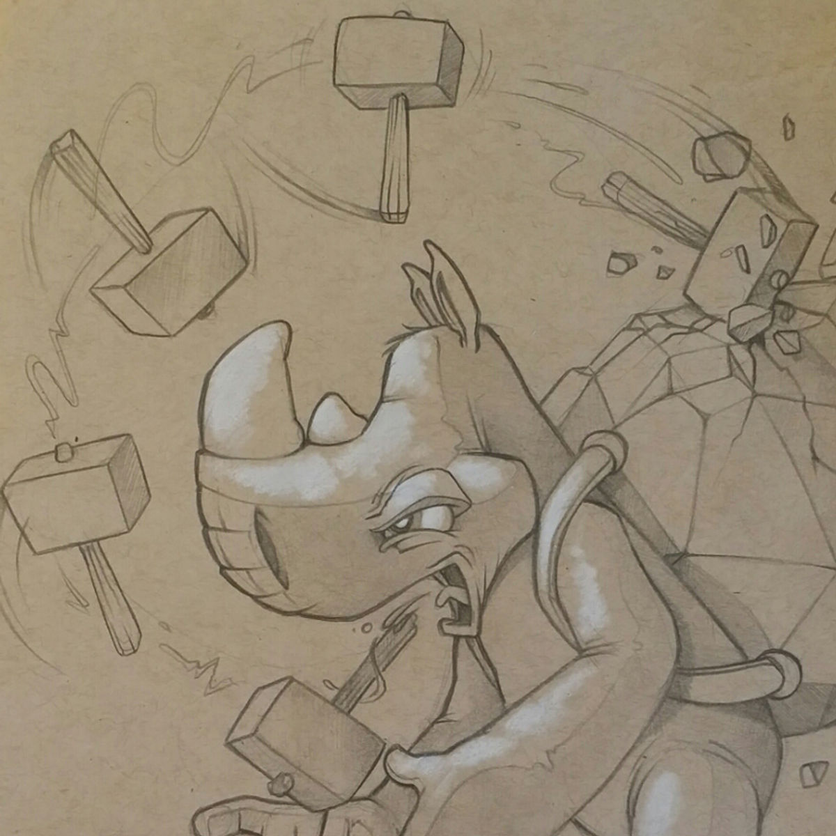 Out Of The Abundance Of The Heart, The Mouth Speaks - Sketch 3