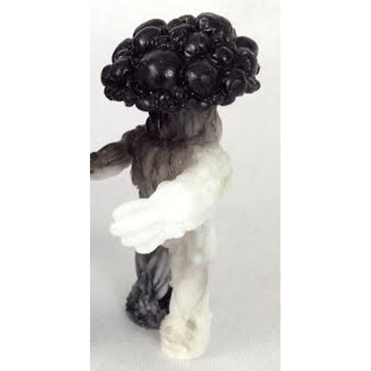 MUSHROOM PEOPLE ATTACK - black and white marbled colorway (DCon Exclusive) by Gorgoloid (Barry Allen)