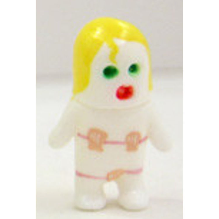 Mini Painted Vinyl Figure (Menta) - white by Dehara Yukinori