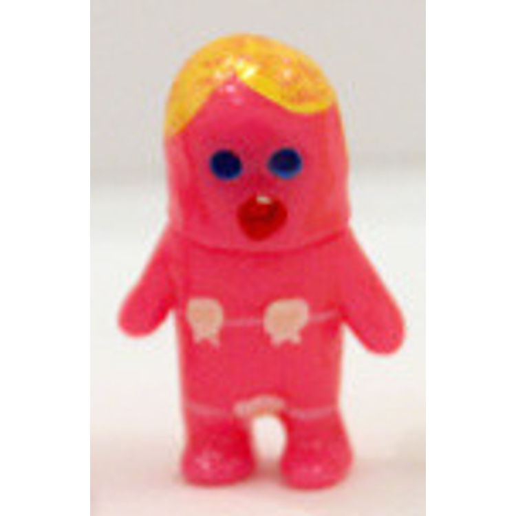 Mini Painted Vinyl Figure (Menta) - pink by Dehara Yukinori