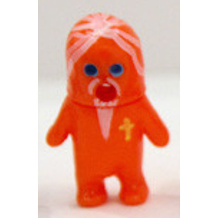 Mini Painted Vinyl Figure (Menta) - orange by Dehara Yukinori