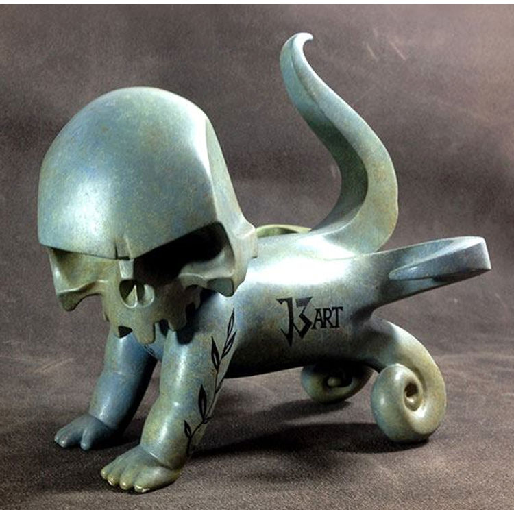 Larva Skull custom by Skullman (13Art)