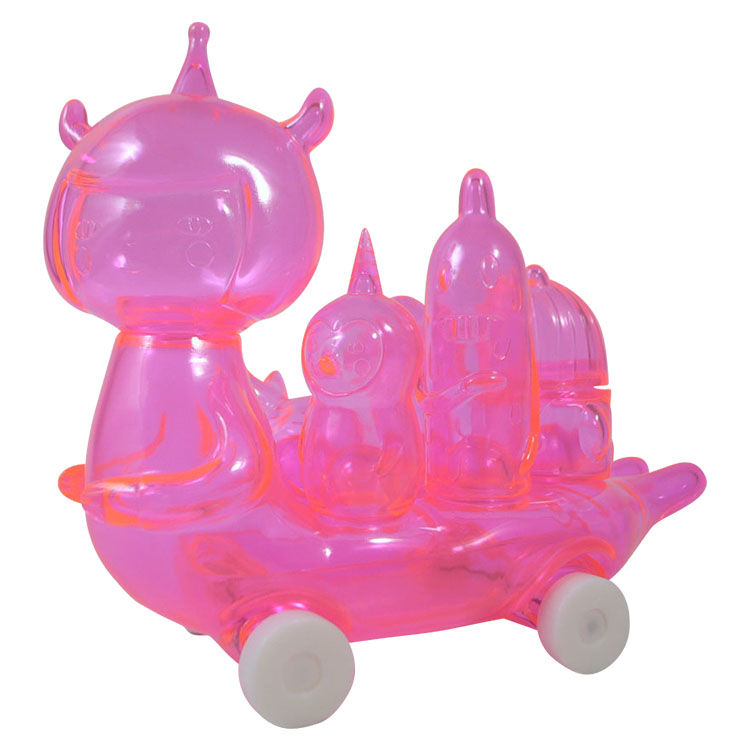 Clear Pink Microbus "To The Mystic Mushroom Forest" by Yohei Kaneko