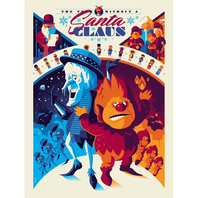 “The Year Without a Santa Claus” Foil Edition (based on STD artwork) by Warner Bros Entertainment