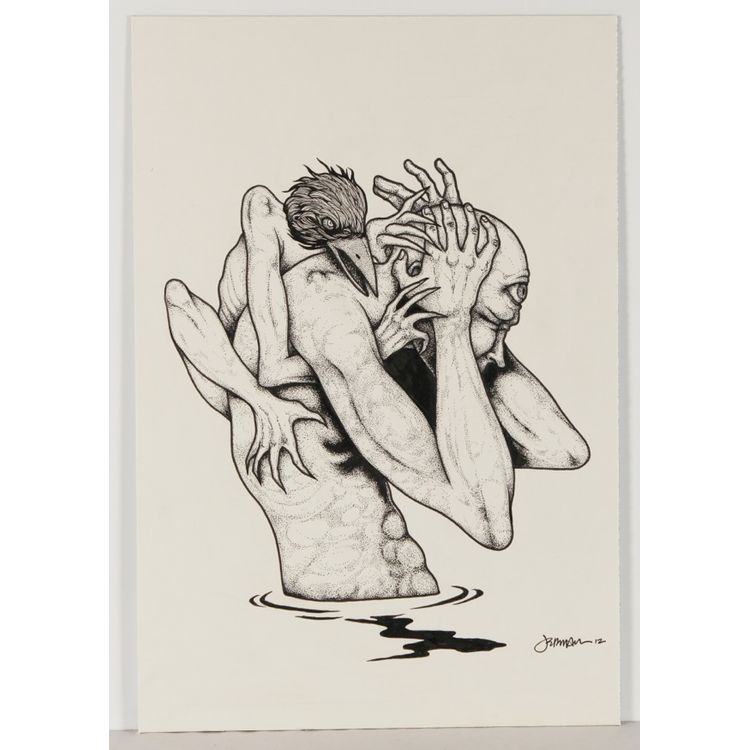 Stress (Original Art for St. Vitus 2013 Album Cover) by Jermaine Rogers