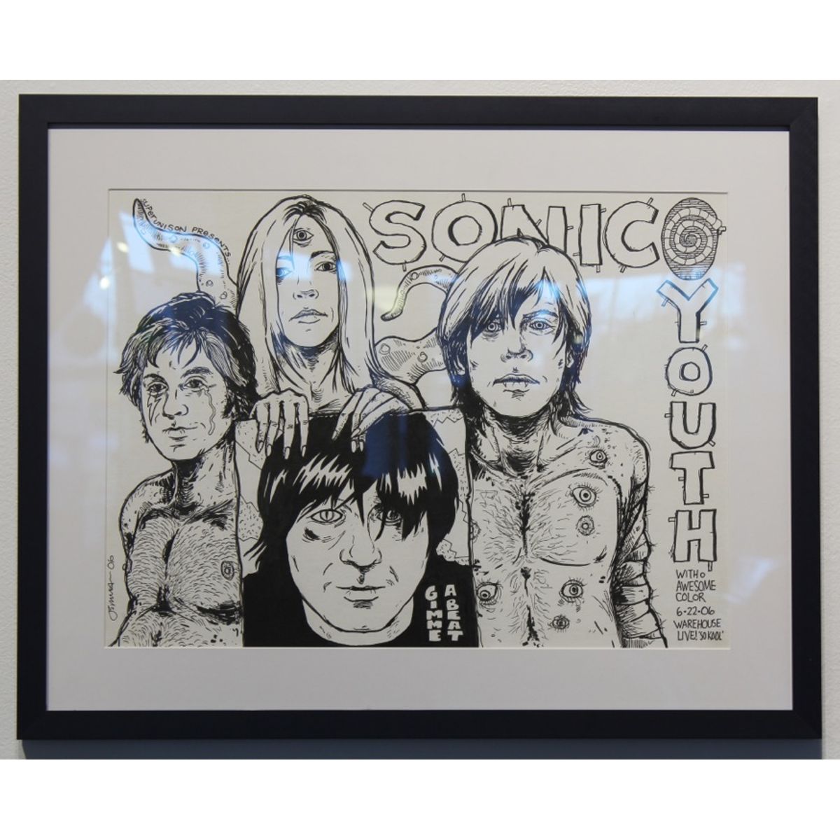 Sonic Youth (Original Art for Houston 2006)