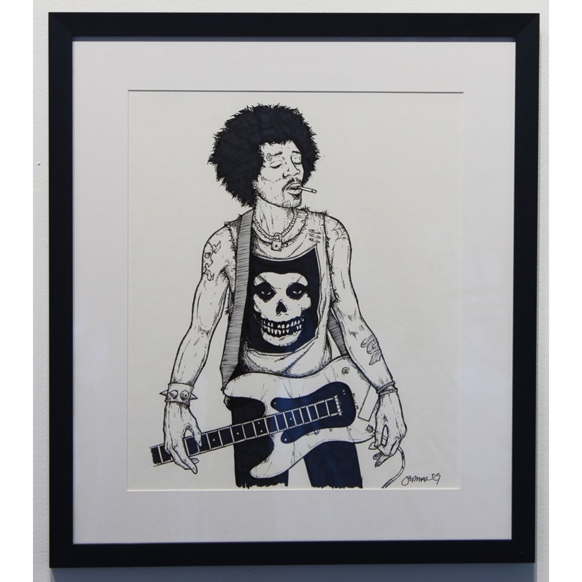 Will I Live Tomorrow? (Afro-Punk Hendrix) (Original Art for 2009 Afro-Punk Festival in NYC)