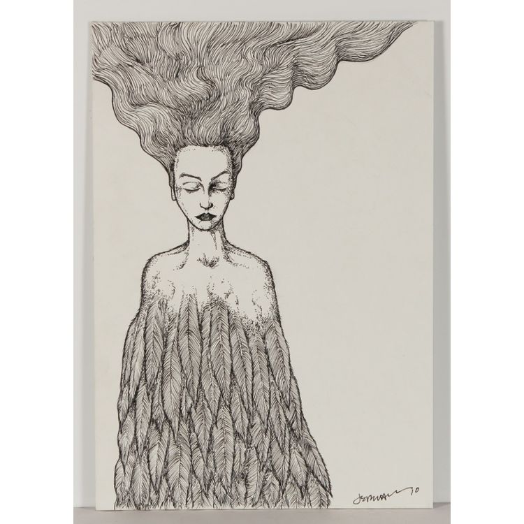 Carroll (Original Art for 2010 Alice in Chains/Deftones/Mastodon Tour) by Jermaine Rogers