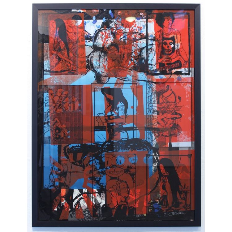 Red Pieces by Jermaine Rogers