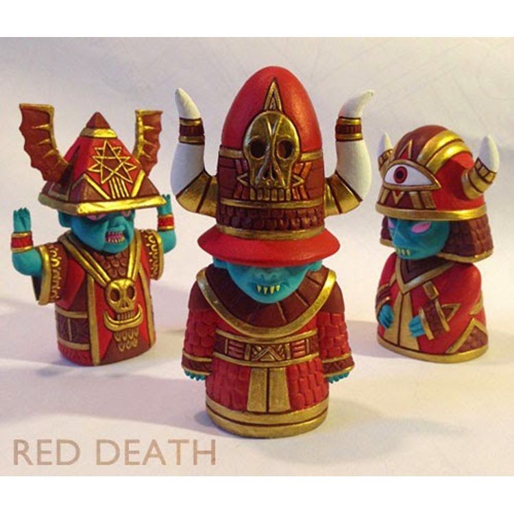 Magi Maleficarum - WIZARD SET - red death by Martin Ontiveros