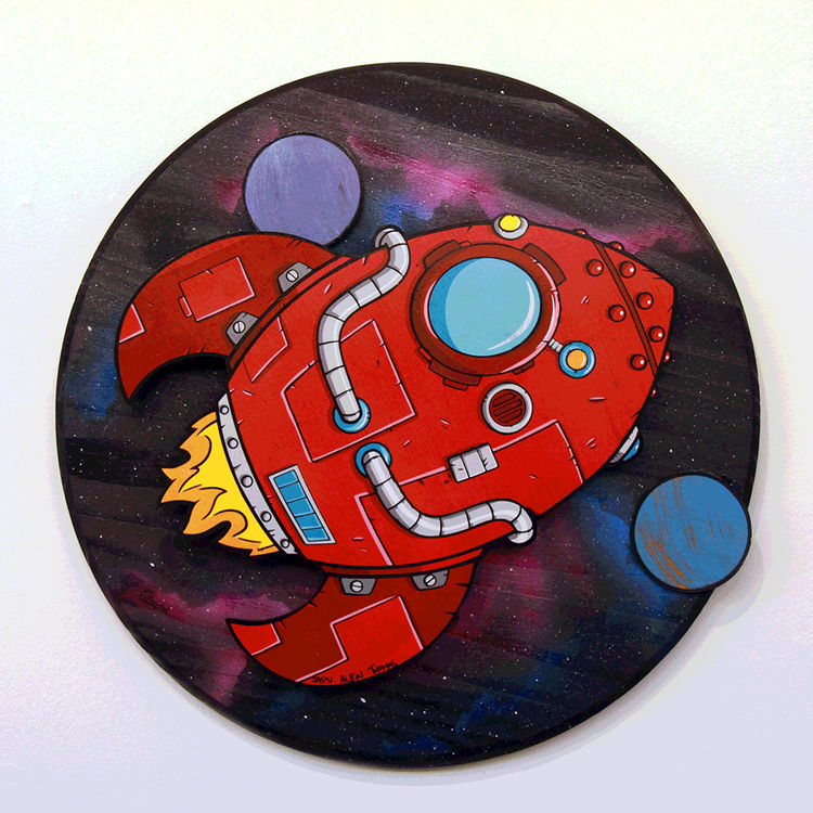 "Red Rocket" Original by Red Rocket Farm