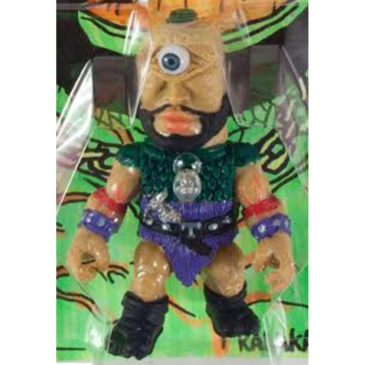 MR. TEENAGE (HANDMADE CARD, GREEN/PURPLE)