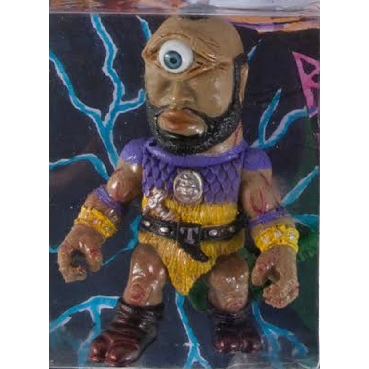 MR. TEENAGE (PRINTED CARD, PURPLE/YELLOW)