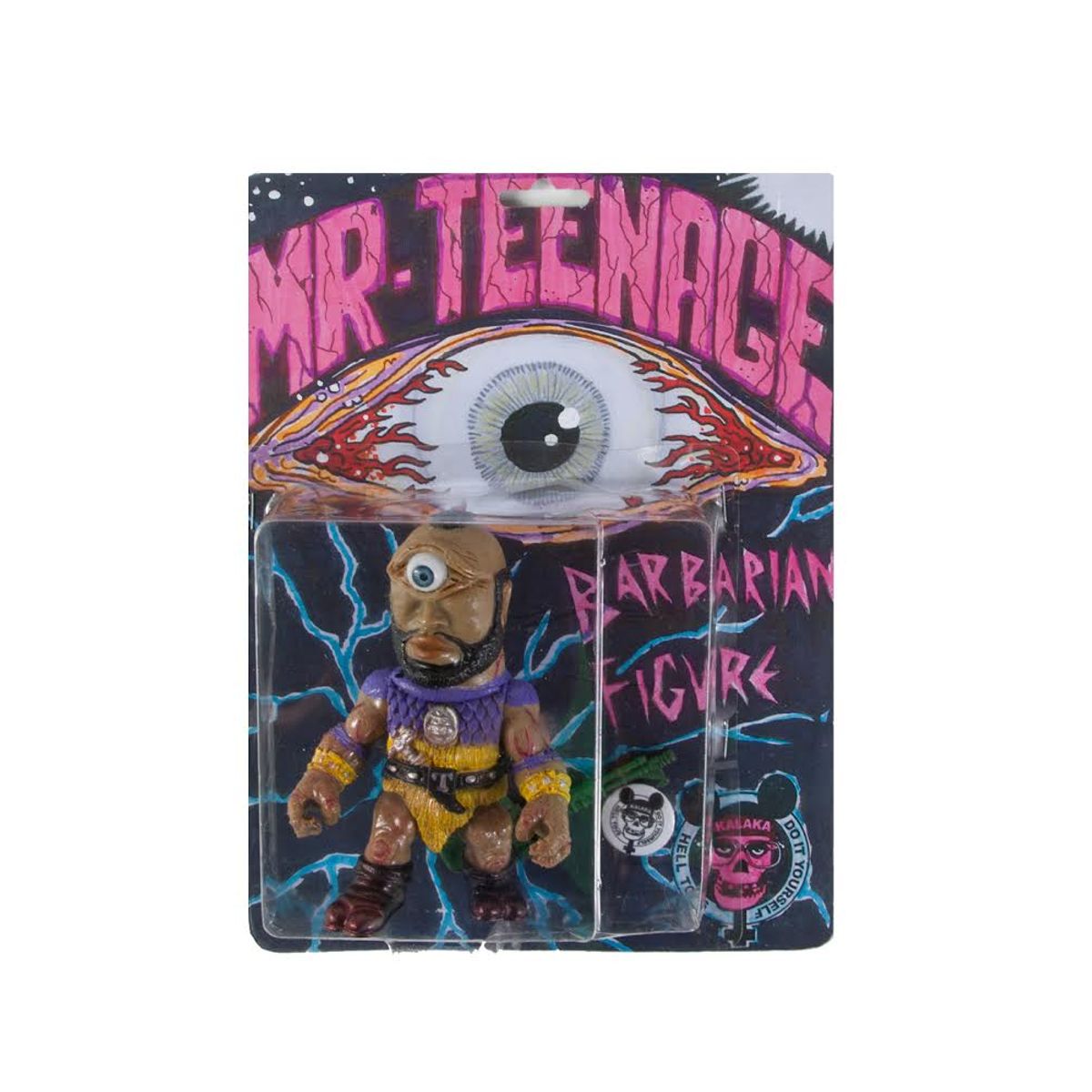 MR. TEENAGE (PRINTED CARD, PURPLE/YELLOW)