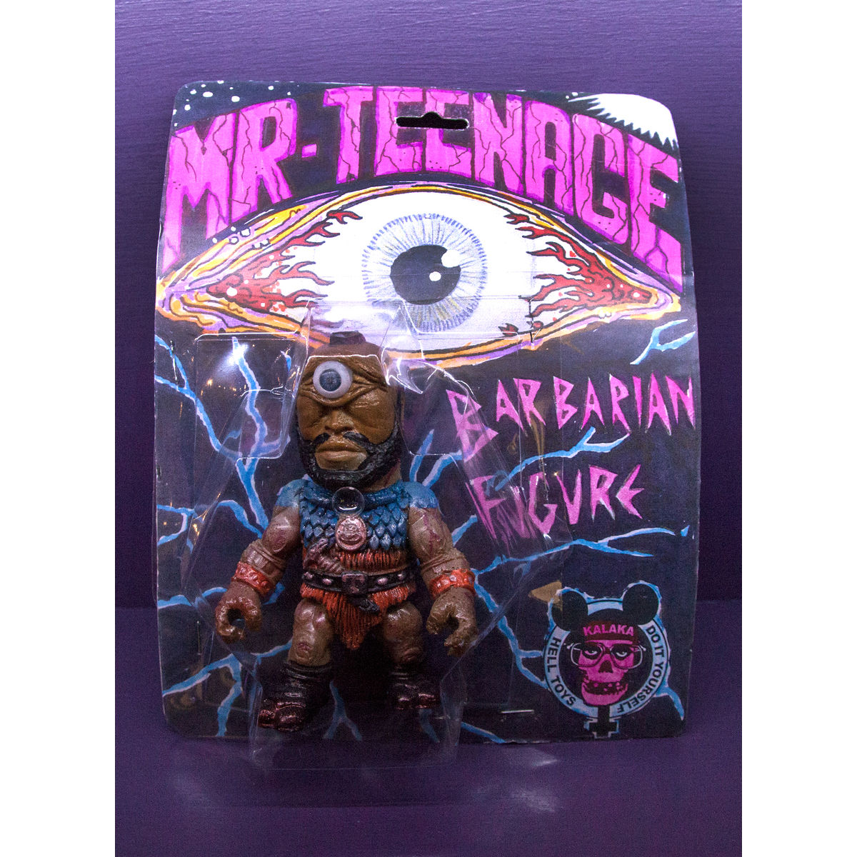 MR. TEENAGE (PRINTED CARD, BLUE/RED)