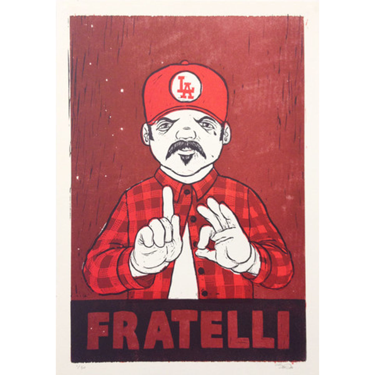 "Fratelli Red" Print