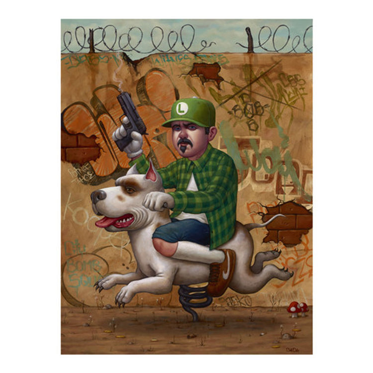 "Luigi Trece" Print by Bob Dob