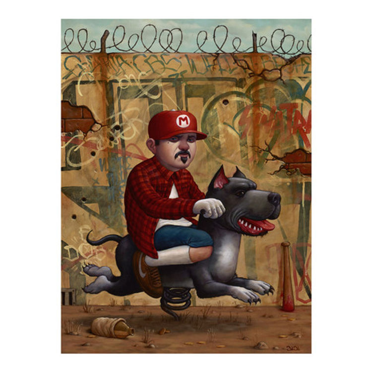 "Mario Trece" Print by Bob Dob