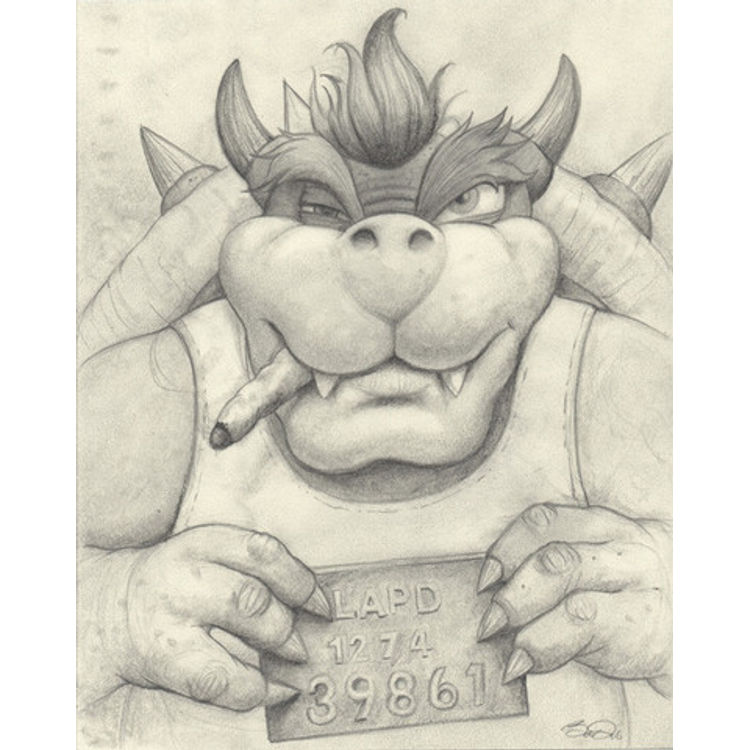 Mug Shot Bowser by Bob Dob