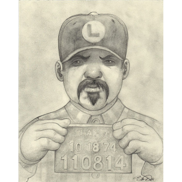 Mug Shot Luigi by Bob Dob