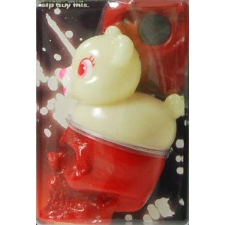 Parasite Animals - GLOW bear + RED skull by Kikkake (Atsushi Kotaki)