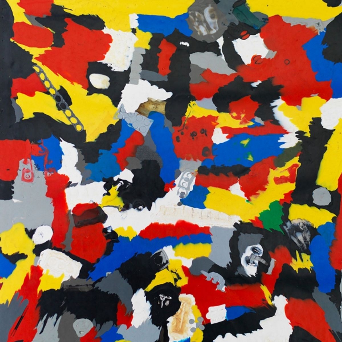 Pressure Painting: Lego (print)