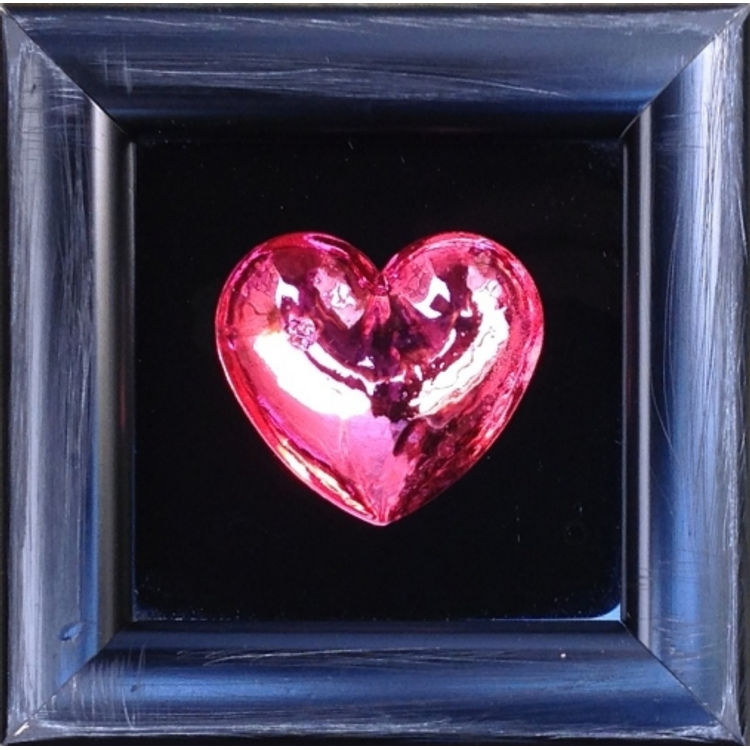 Pink Chrome Mini Heart by RYCA