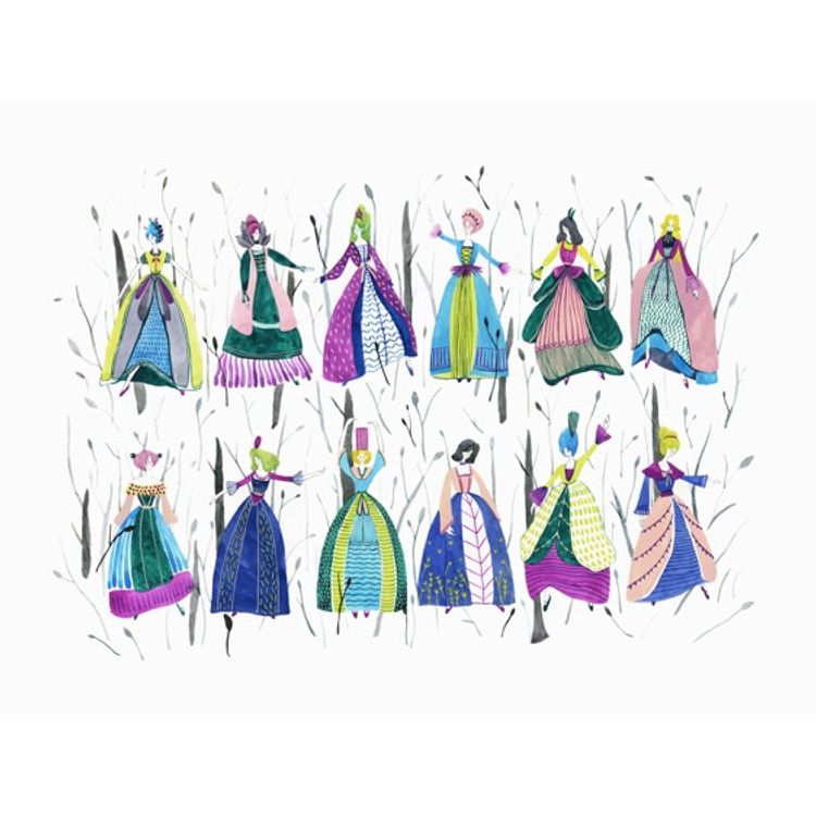 The Twelve Dancing Princesses by Yejin Oh