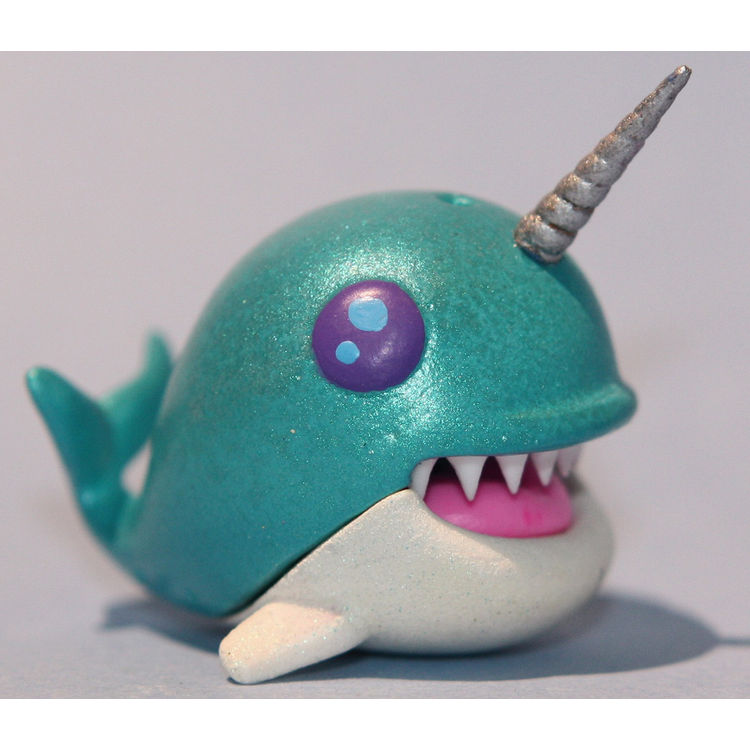 Sparkle Teal Whale by Victoria Rose