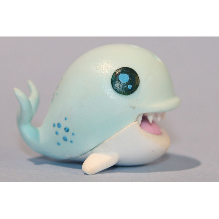 Spotted Teal Whale by Victoria Rose