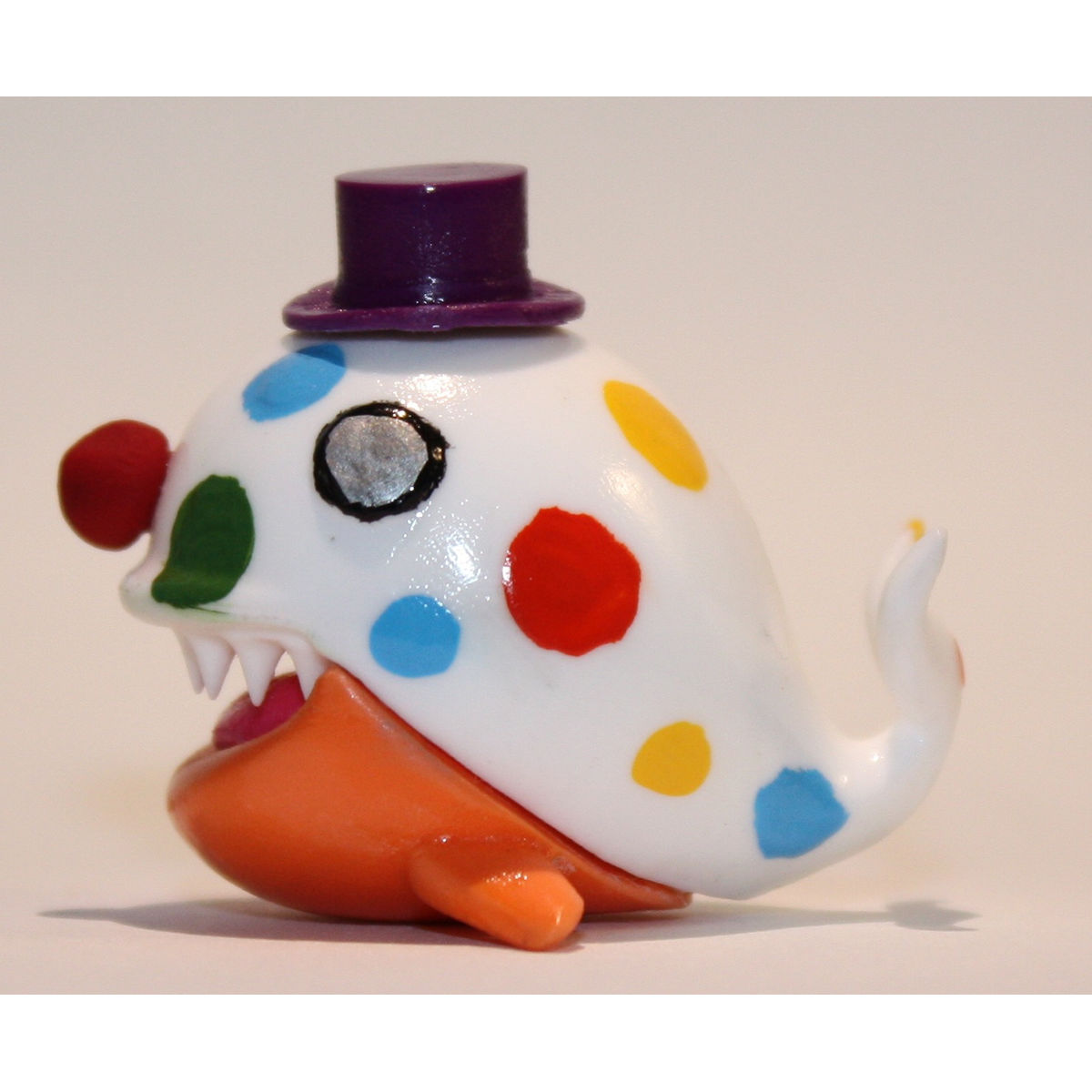 Clown Whale with Purple hat