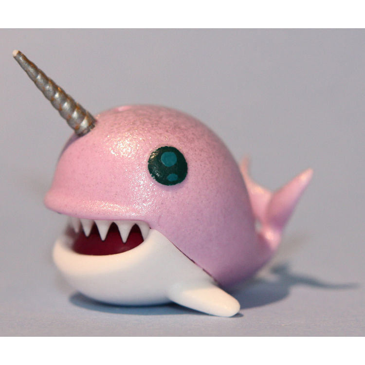 Pink Candy Whale by Victoria Rose