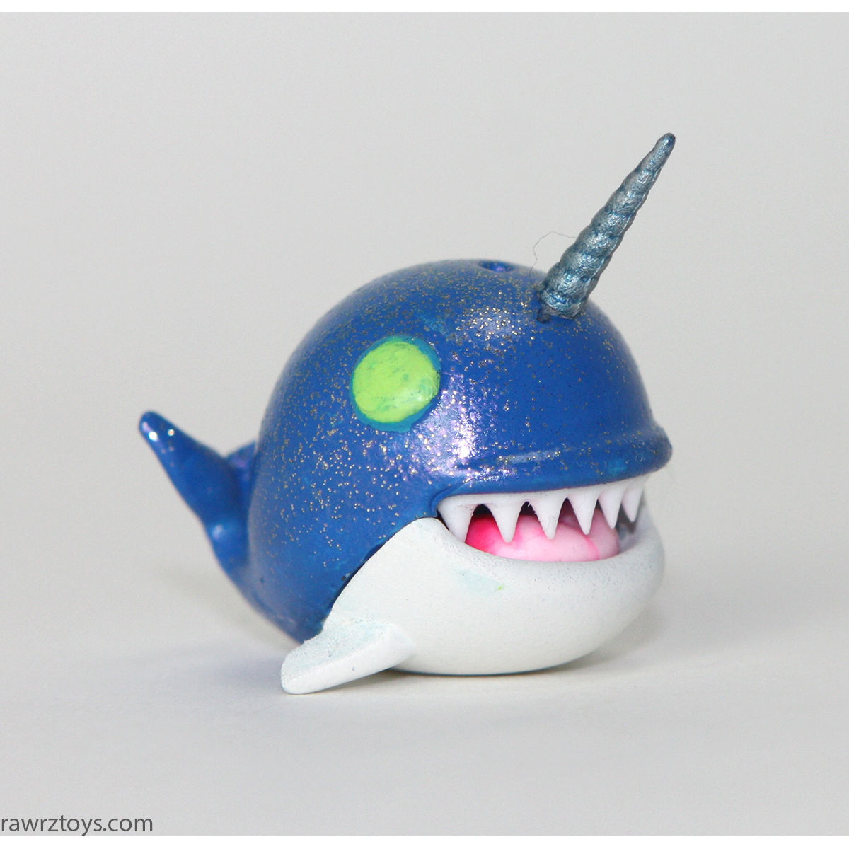 Glitter Blue Narwhale