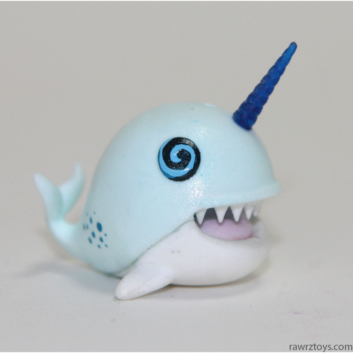 Teal Narwhale with Freckles