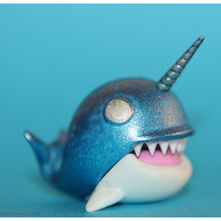 Blue Narwhale by Victoria Rose
