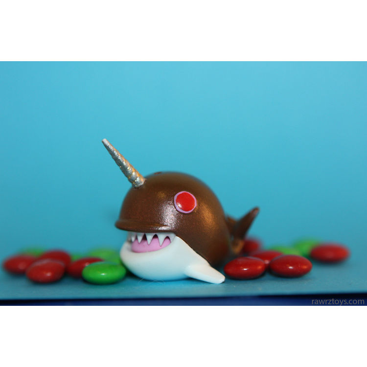 Chocolate Narwhale by Victoria Rose
