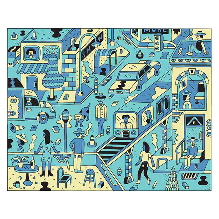 Street Scene by Andy Rementer