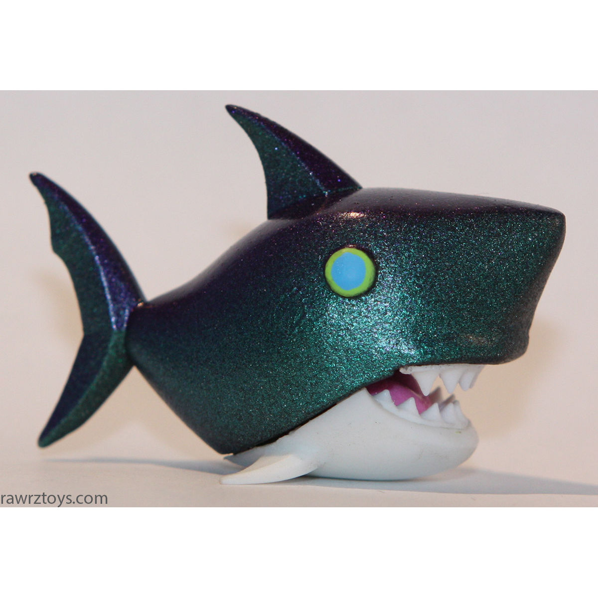 Dark Green and Purple Shark