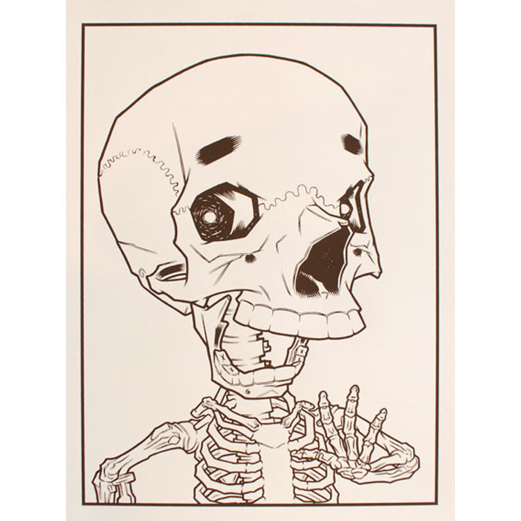 MILHOUSE VANHOUTEN SKELETAL [BROWN] by Brian Ewing