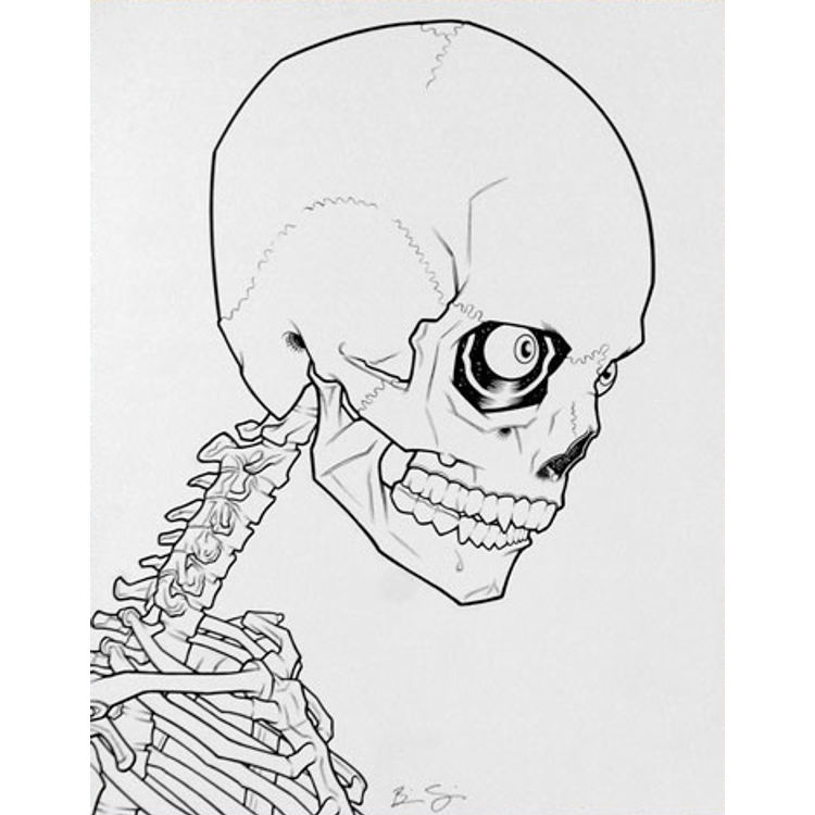 ROSEMARY’S BABY SKELETON by Brian Ewing