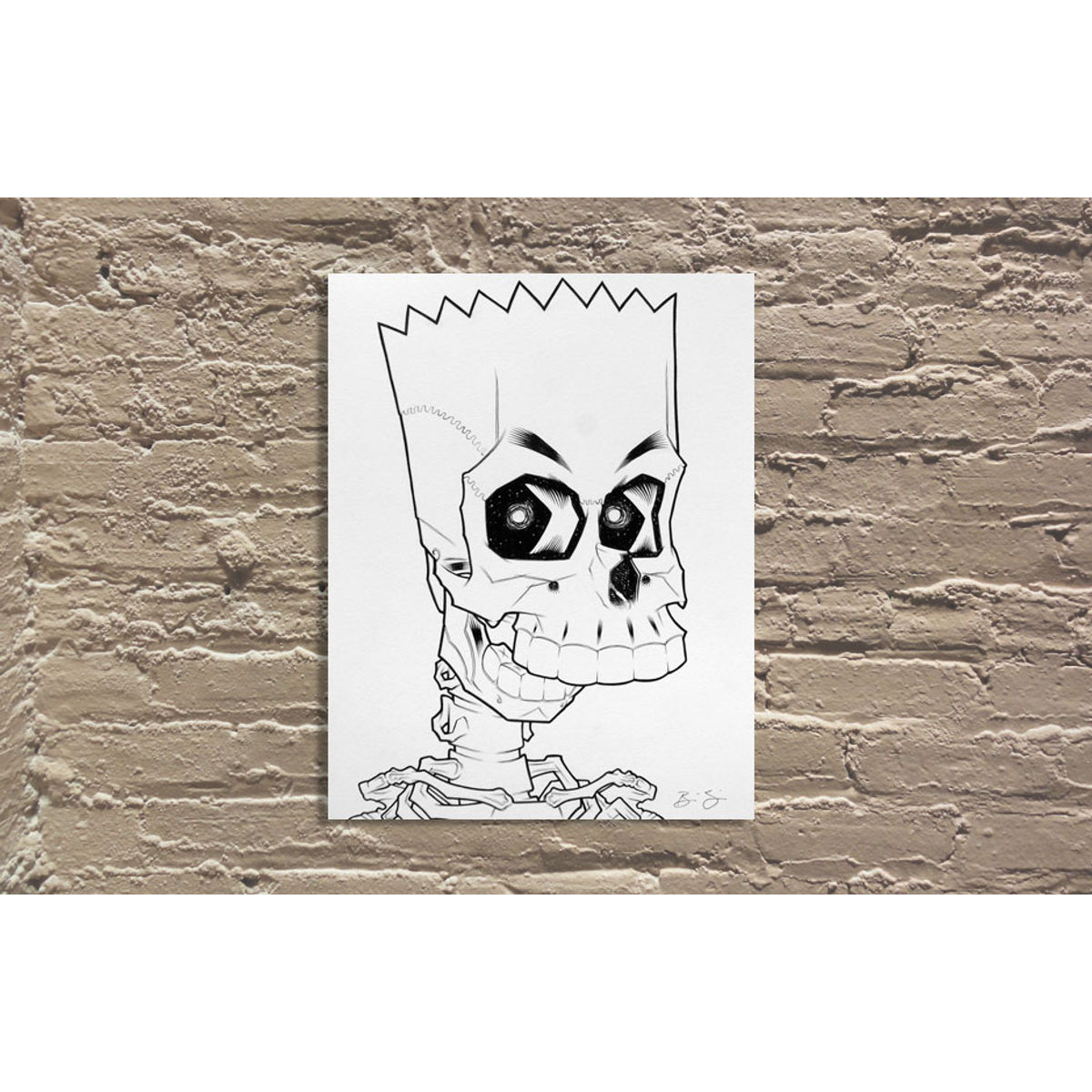 BART SIMPSON SKELETON