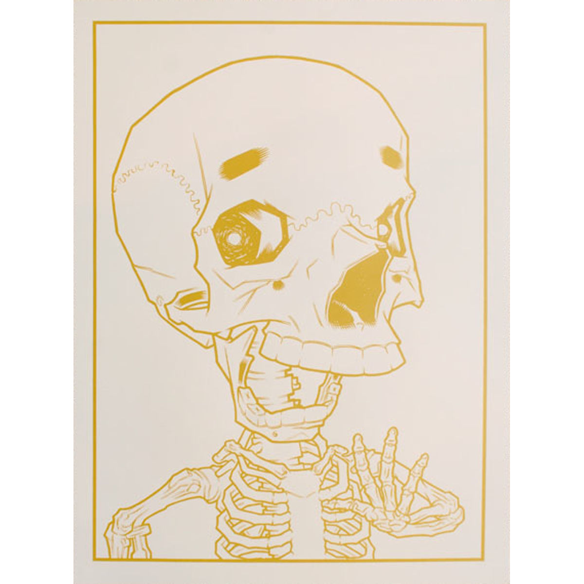 MILHOUSE VANHOUTEN SKELETAL [GOLD]