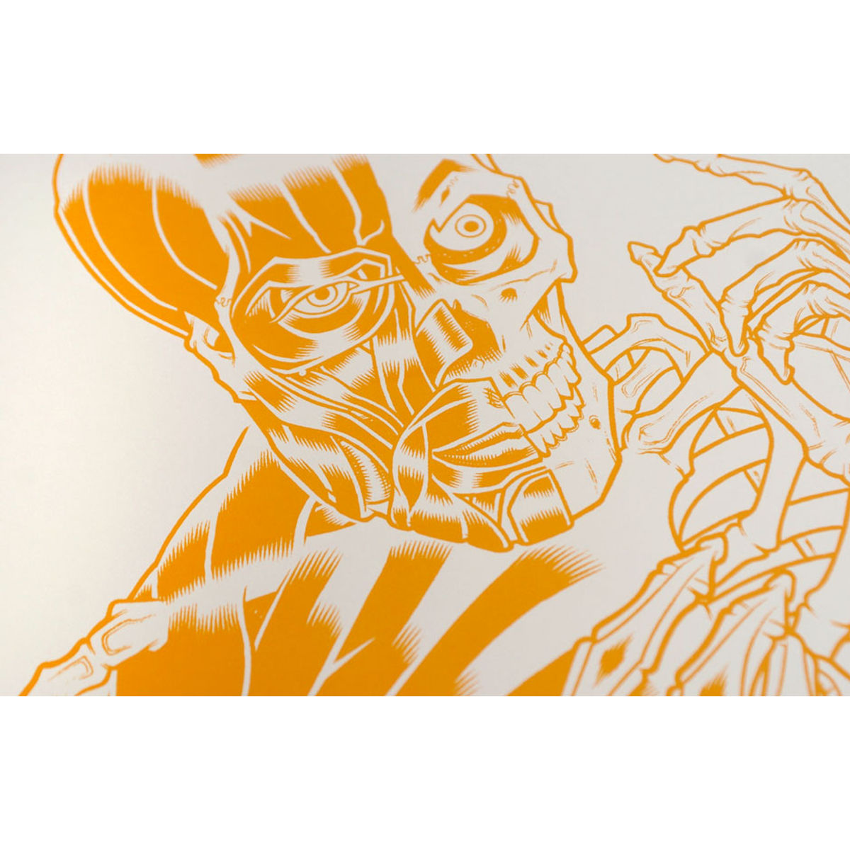 THE TINGLER VINCENT PRICE SKELETAL [ORANGE]