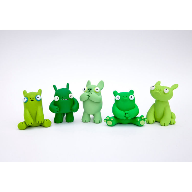 Green Beastlies (1) by Leslie Levings